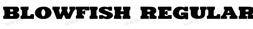 Blowfish Regular字体转换